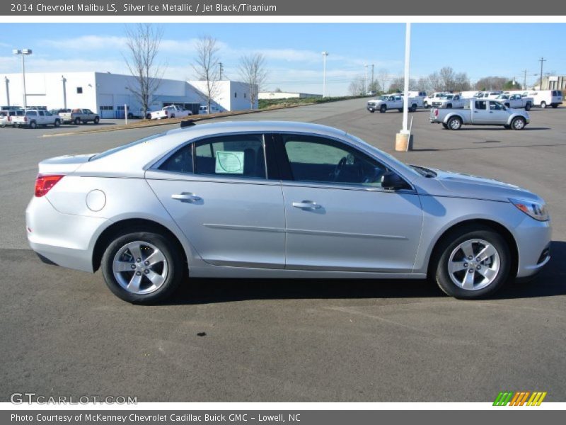 Silver Ice Metallic / Jet Black/Titanium 2014 Chevrolet Malibu LS