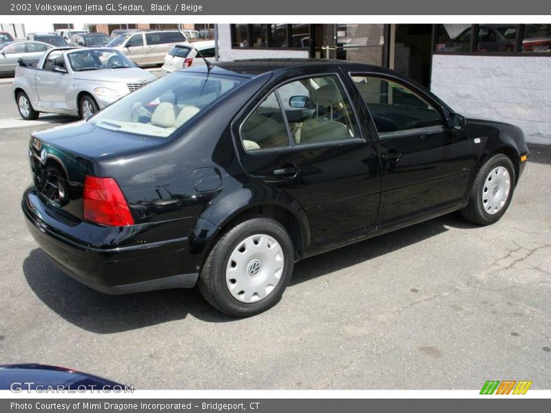 Black / Beige 2002 Volkswagen Jetta GL Sedan