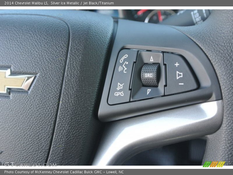 Silver Ice Metallic / Jet Black/Titanium 2014 Chevrolet Malibu LS