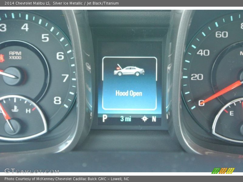 Silver Ice Metallic / Jet Black/Titanium 2014 Chevrolet Malibu LS