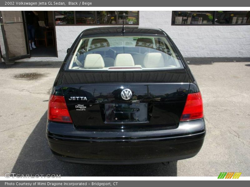 Black / Beige 2002 Volkswagen Jetta GL Sedan