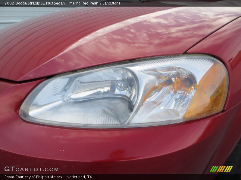 Inferno Red Pearl / Sandstone 2002 Dodge Stratus SE Plus Sedan