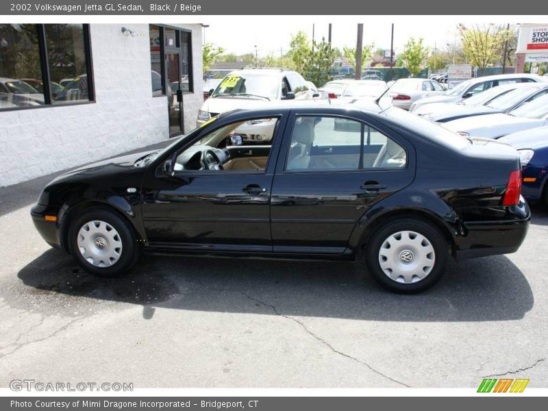 Black / Beige 2002 Volkswagen Jetta GL Sedan