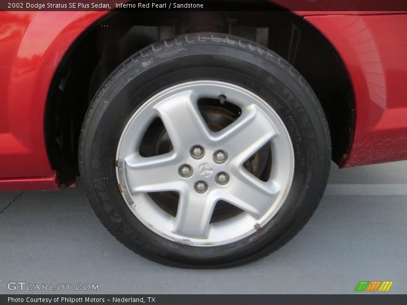 Inferno Red Pearl / Sandstone 2002 Dodge Stratus SE Plus Sedan
