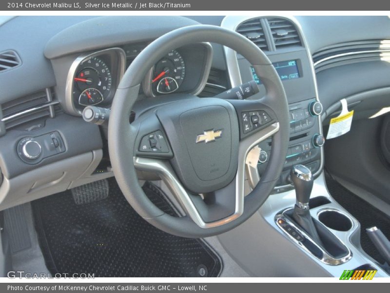 Silver Ice Metallic / Jet Black/Titanium 2014 Chevrolet Malibu LS