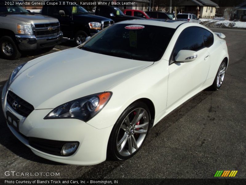 Karussell White / Black Leather 2012 Hyundai Genesis Coupe 3.8 Track