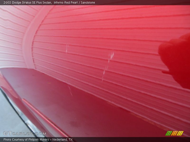 Inferno Red Pearl / Sandstone 2002 Dodge Stratus SE Plus Sedan