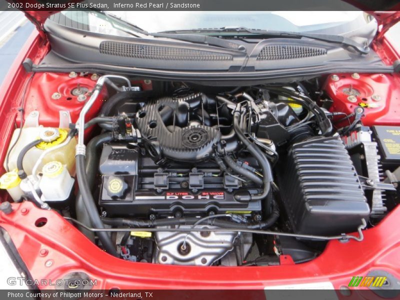 Inferno Red Pearl / Sandstone 2002 Dodge Stratus SE Plus Sedan