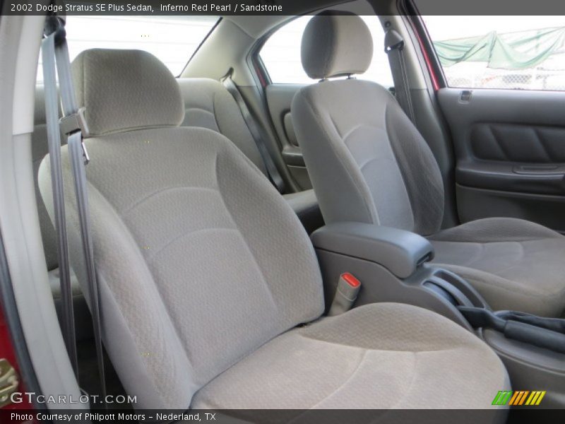 Inferno Red Pearl / Sandstone 2002 Dodge Stratus SE Plus Sedan