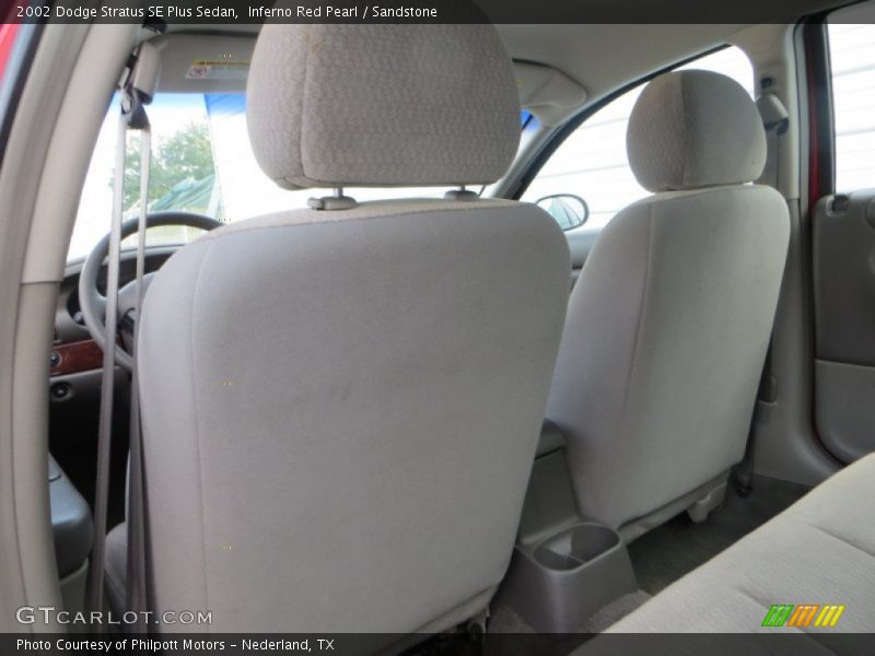 Inferno Red Pearl / Sandstone 2002 Dodge Stratus SE Plus Sedan