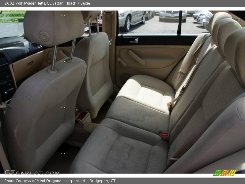 Black / Beige 2002 Volkswagen Jetta GL Sedan