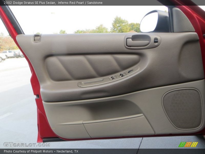 Inferno Red Pearl / Sandstone 2002 Dodge Stratus SE Plus Sedan