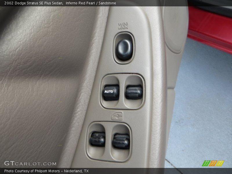 Inferno Red Pearl / Sandstone 2002 Dodge Stratus SE Plus Sedan