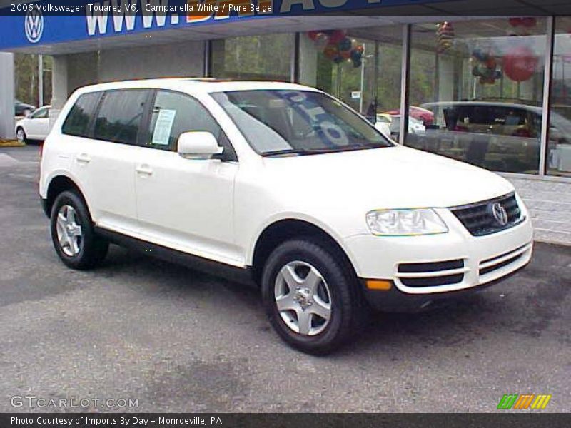 Campanella White / Pure Beige 2006 Volkswagen Touareg V6