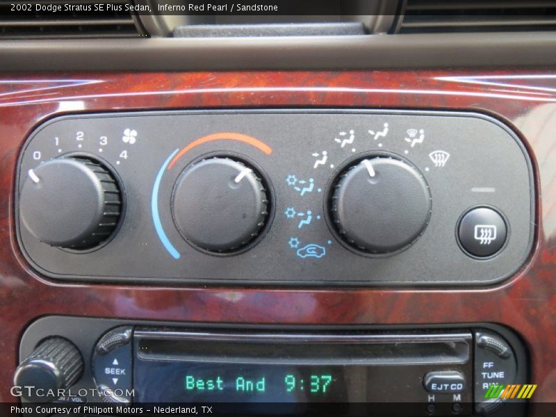 Inferno Red Pearl / Sandstone 2002 Dodge Stratus SE Plus Sedan