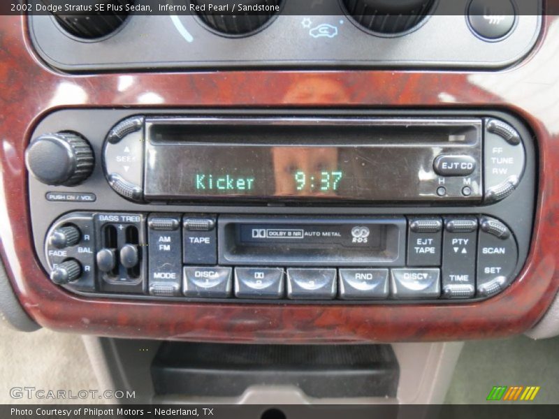 Inferno Red Pearl / Sandstone 2002 Dodge Stratus SE Plus Sedan