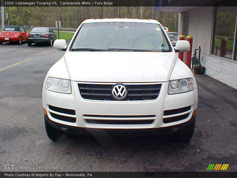 Campanella White / Pure Beige 2006 Volkswagen Touareg V6