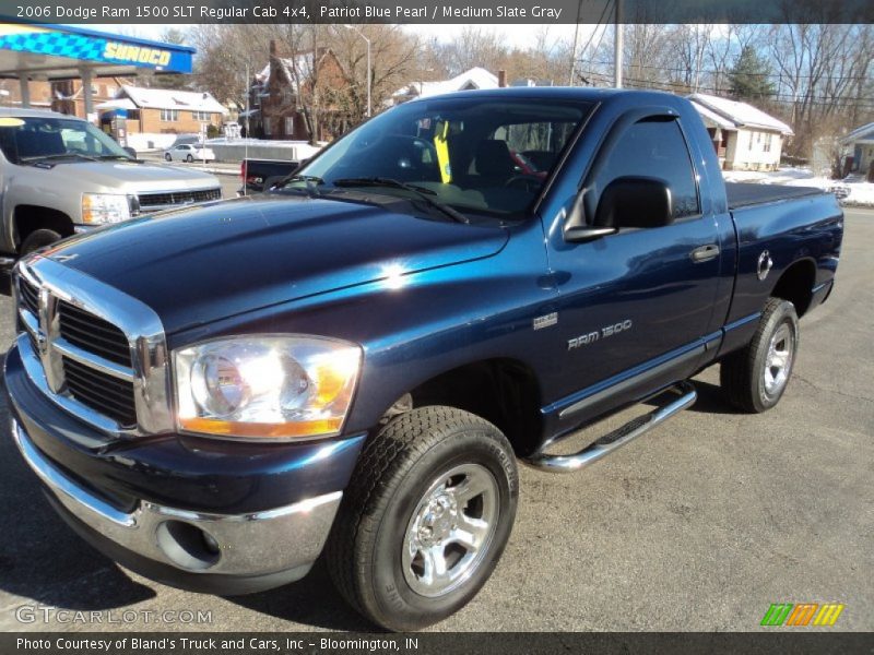 Patriot Blue Pearl / Medium Slate Gray 2006 Dodge Ram 1500 SLT Regular Cab 4x4