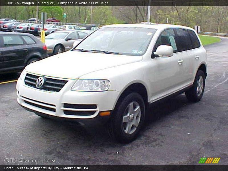 Campanella White / Pure Beige 2006 Volkswagen Touareg V6