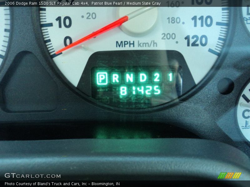 Patriot Blue Pearl / Medium Slate Gray 2006 Dodge Ram 1500 SLT Regular Cab 4x4