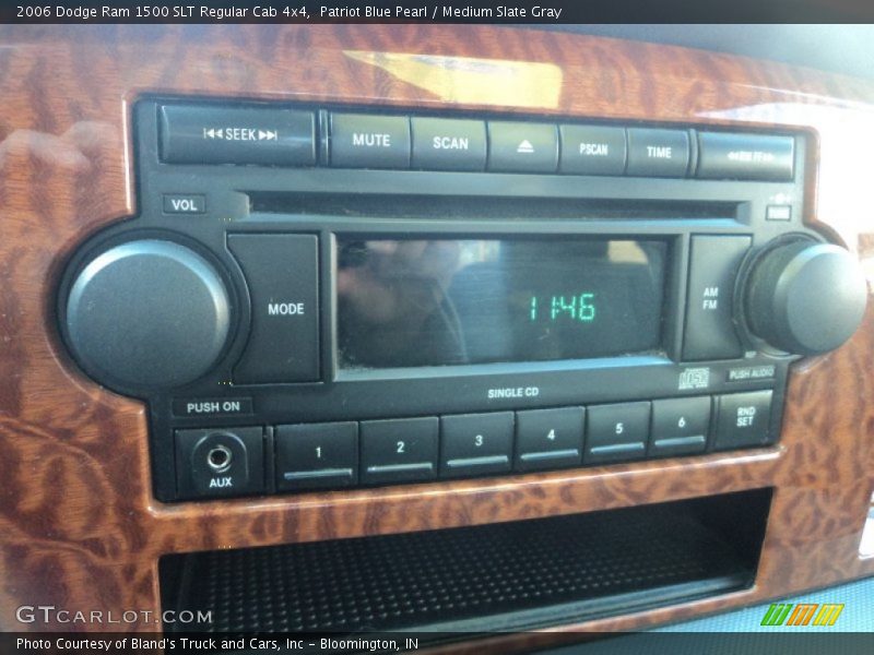Patriot Blue Pearl / Medium Slate Gray 2006 Dodge Ram 1500 SLT Regular Cab 4x4