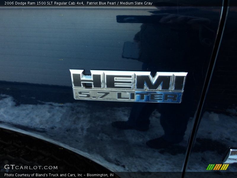 Patriot Blue Pearl / Medium Slate Gray 2006 Dodge Ram 1500 SLT Regular Cab 4x4
