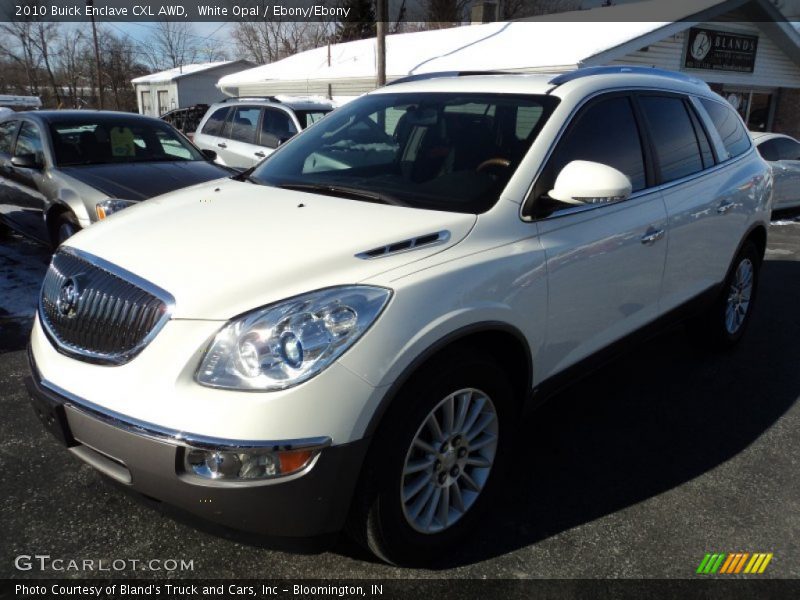 White Opal / Ebony/Ebony 2010 Buick Enclave CXL AWD