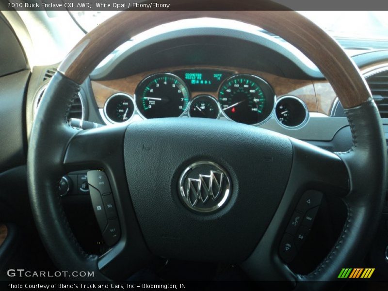 White Opal / Ebony/Ebony 2010 Buick Enclave CXL AWD