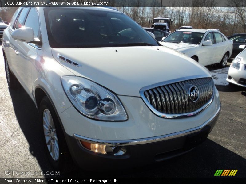 White Opal / Ebony/Ebony 2010 Buick Enclave CXL AWD