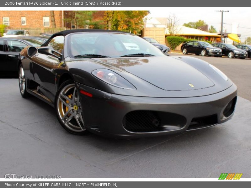 Grigio Ingrid (Grey) / Rosso (Red) 2006 Ferrari F430 Spider F1