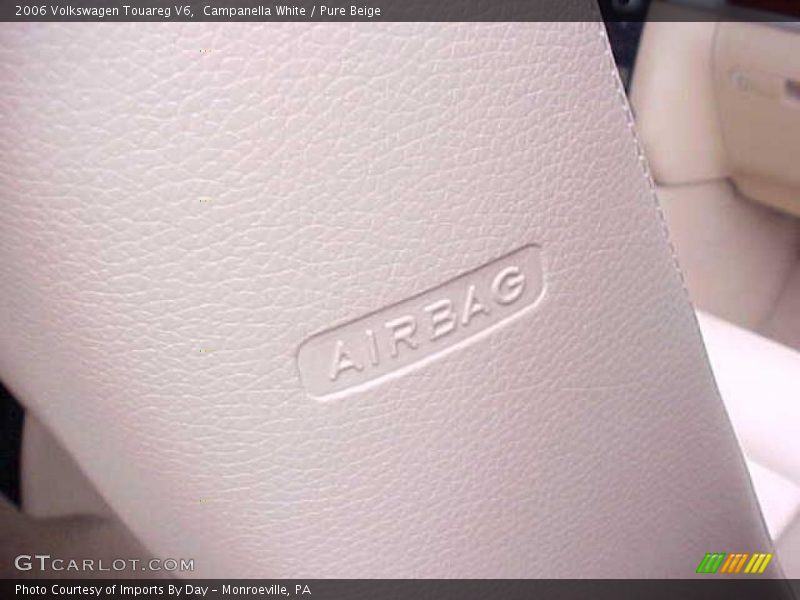 Campanella White / Pure Beige 2006 Volkswagen Touareg V6