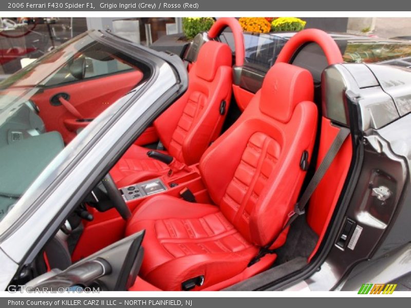 Front Seat of 2006 F430 Spider F1