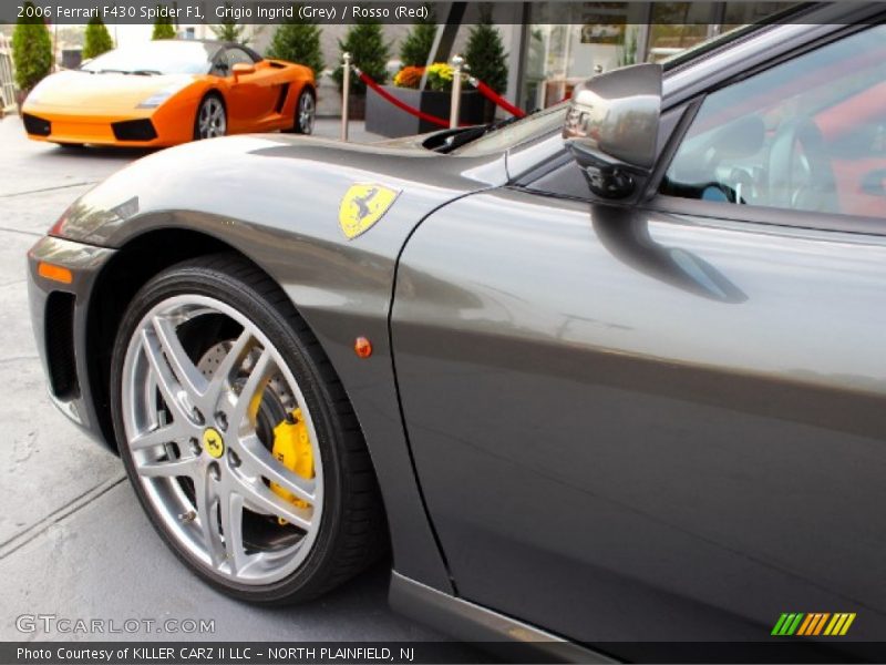 Grigio Ingrid (Grey) / Rosso (Red) 2006 Ferrari F430 Spider F1