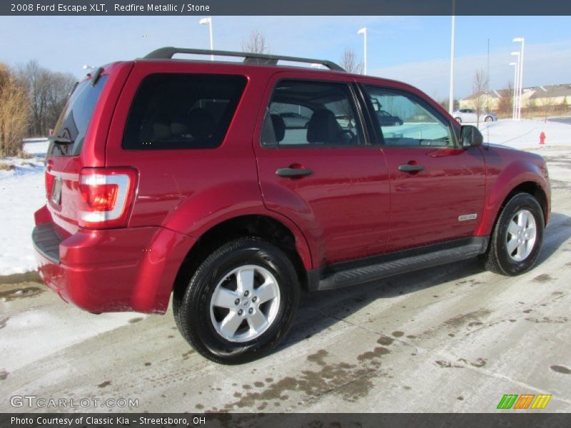 Redfire Metallic / Stone 2008 Ford Escape XLT