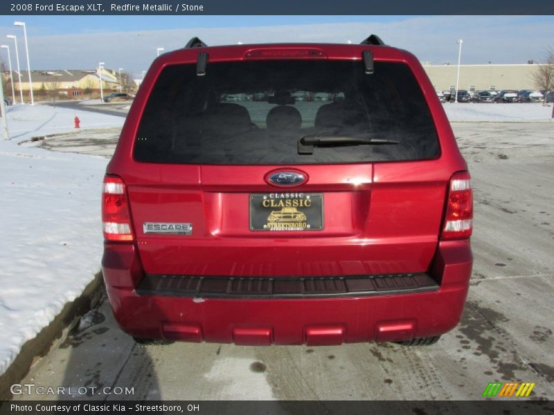 Redfire Metallic / Stone 2008 Ford Escape XLT