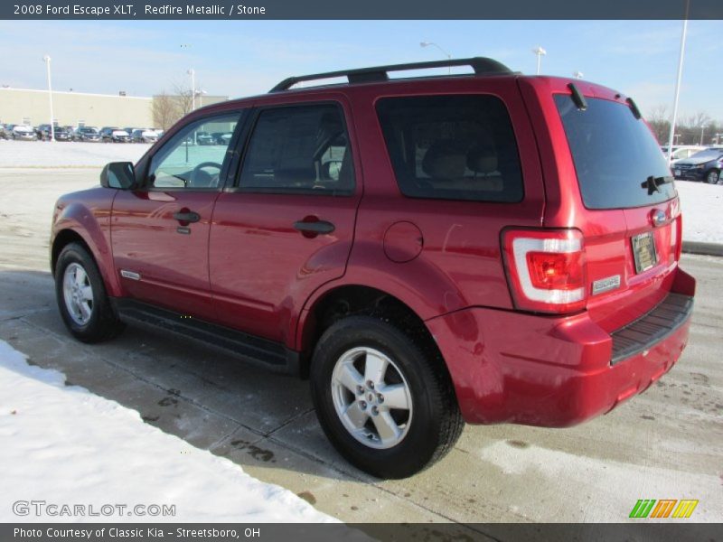 Redfire Metallic / Stone 2008 Ford Escape XLT
