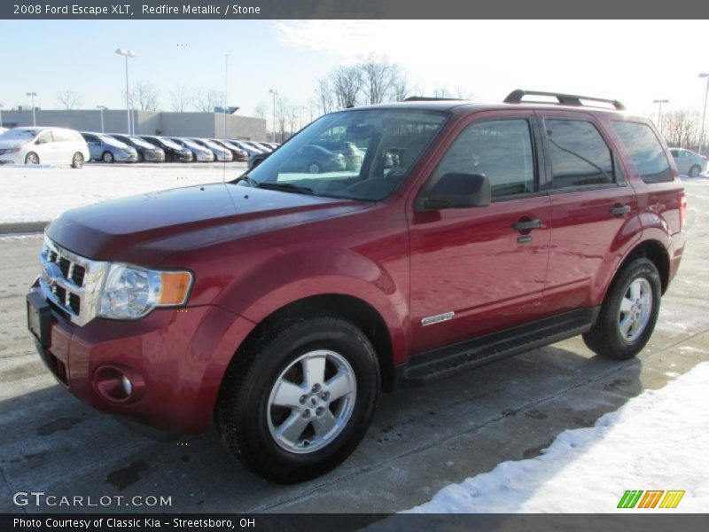 Redfire Metallic / Stone 2008 Ford Escape XLT