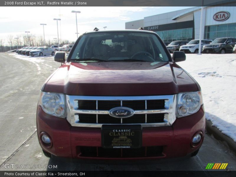 Redfire Metallic / Stone 2008 Ford Escape XLT