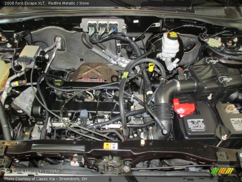 Redfire Metallic / Stone 2008 Ford Escape XLT
