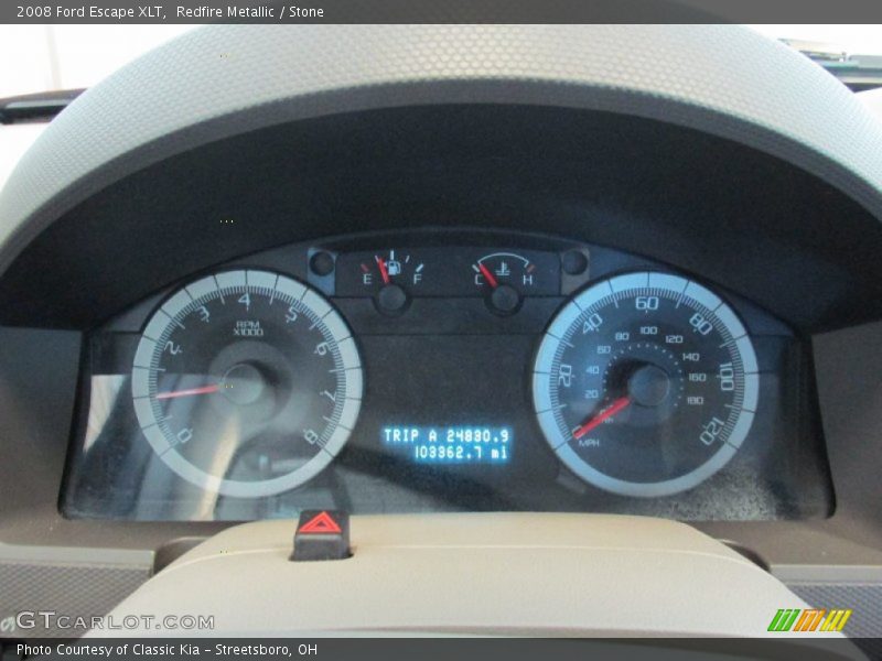 Redfire Metallic / Stone 2008 Ford Escape XLT