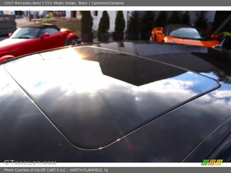 Black / Cashmere/Savanna 2007 Mercedes-Benz S 550 4Matic Sedan