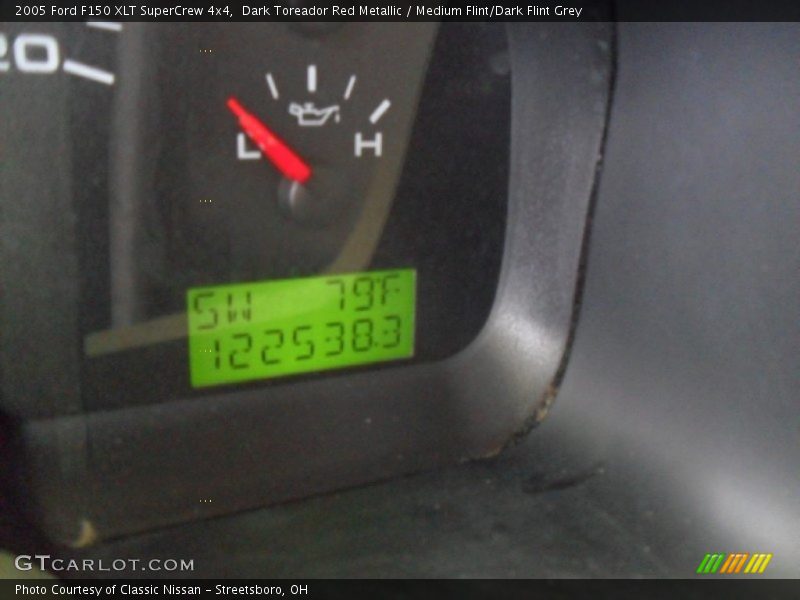 Dark Toreador Red Metallic / Medium Flint/Dark Flint Grey 2005 Ford F150 XLT SuperCrew 4x4