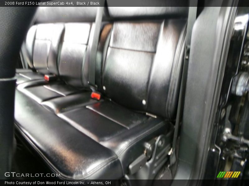 Black / Black 2008 Ford F150 Lariat SuperCab 4x4