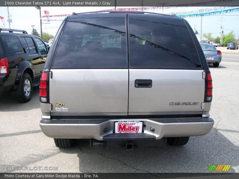Light Pewter Metallic / Gray 2000 Chevrolet Tahoe Z71 4x4