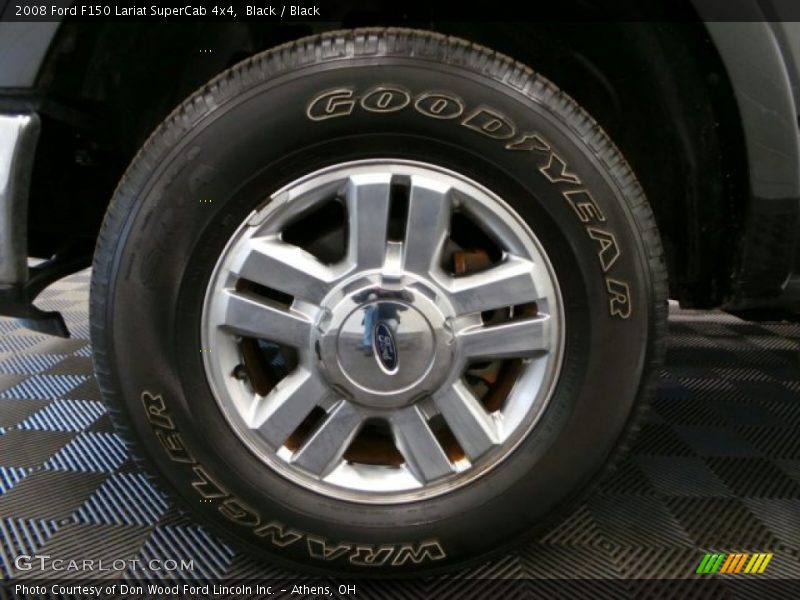 Black / Black 2008 Ford F150 Lariat SuperCab 4x4