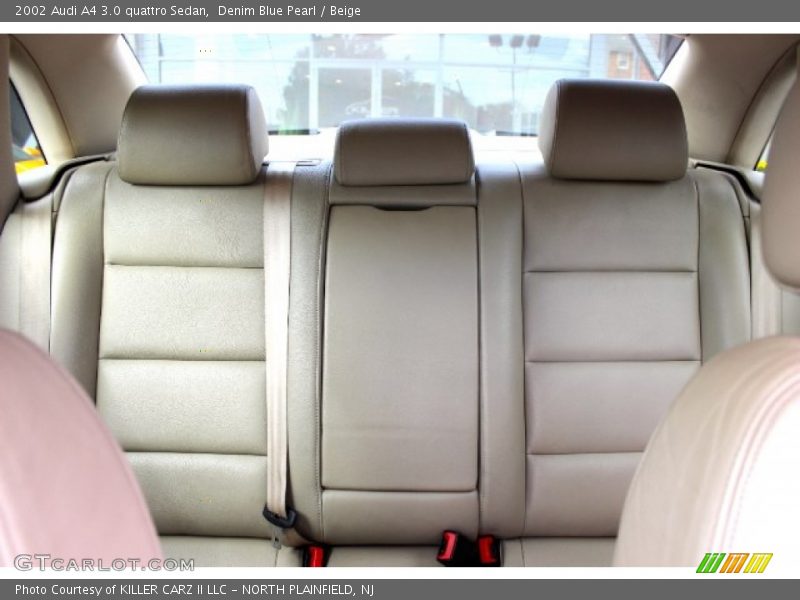 Denim Blue Pearl / Beige 2002 Audi A4 3.0 quattro Sedan