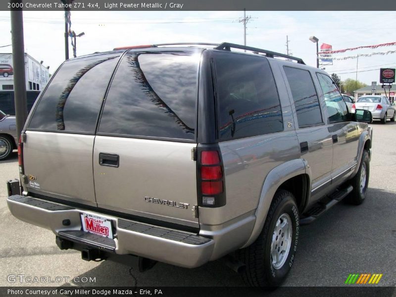 Light Pewter Metallic / Gray 2000 Chevrolet Tahoe Z71 4x4