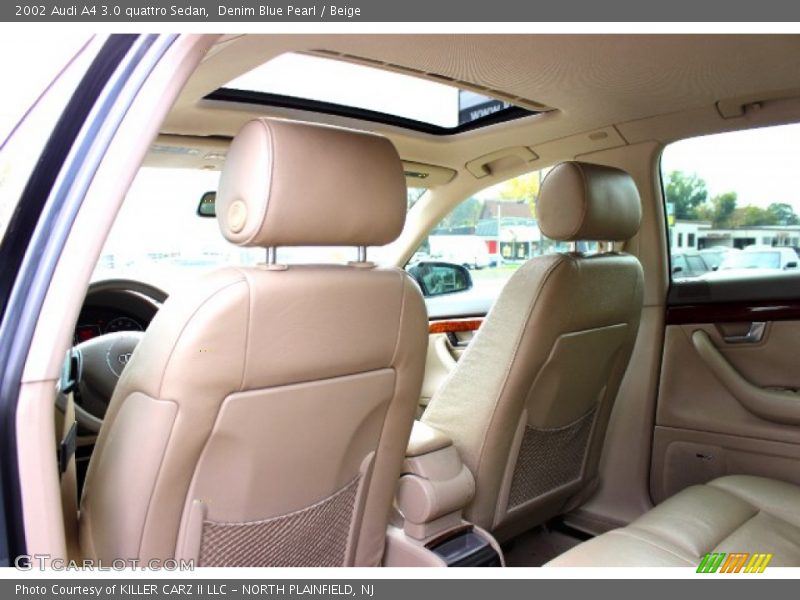 Denim Blue Pearl / Beige 2002 Audi A4 3.0 quattro Sedan