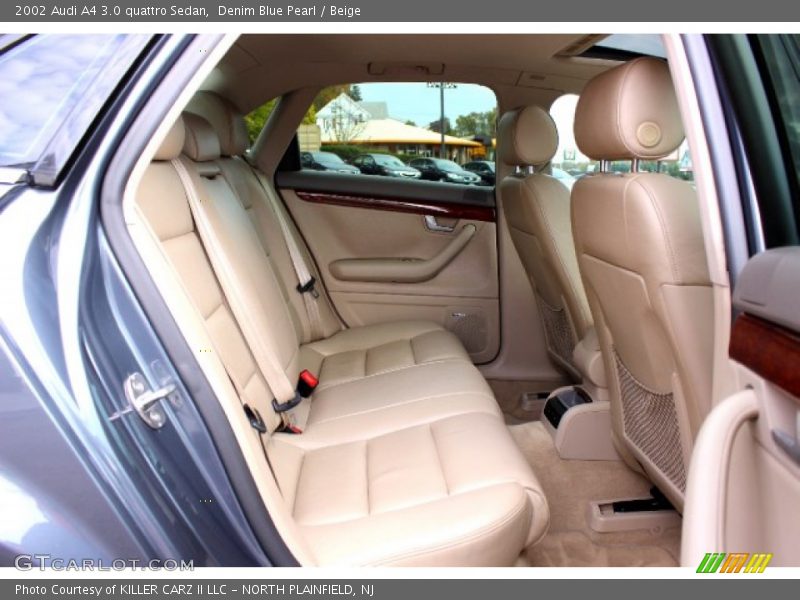 Denim Blue Pearl / Beige 2002 Audi A4 3.0 quattro Sedan