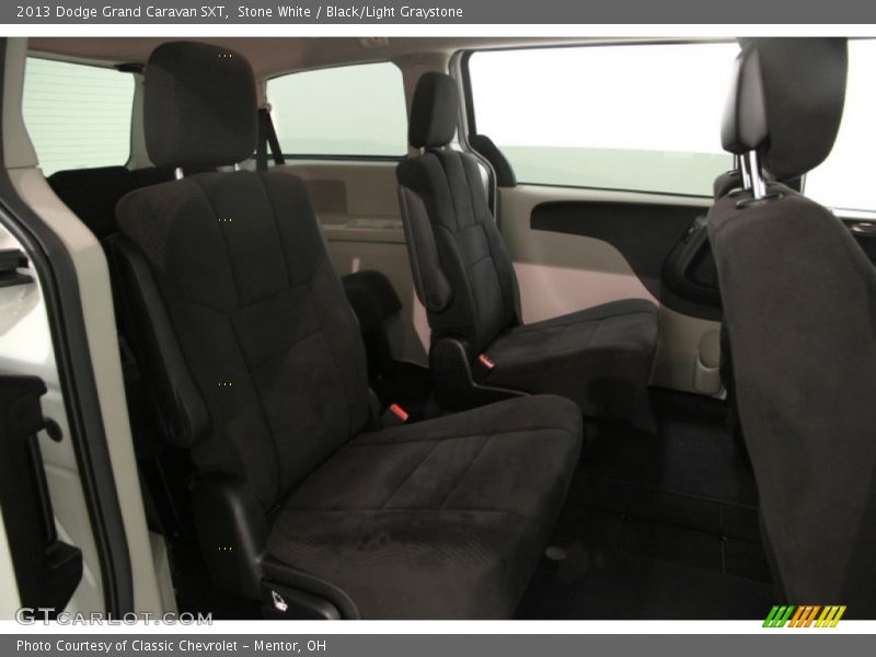 Stone White / Black/Light Graystone 2013 Dodge Grand Caravan SXT